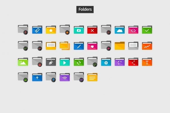 flat icons powerpoint templates 033 warnaslides.com