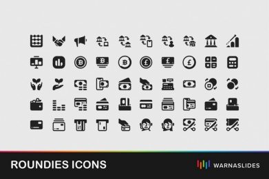 Solid Roundies Icons | Best PowerPoint Template 2020