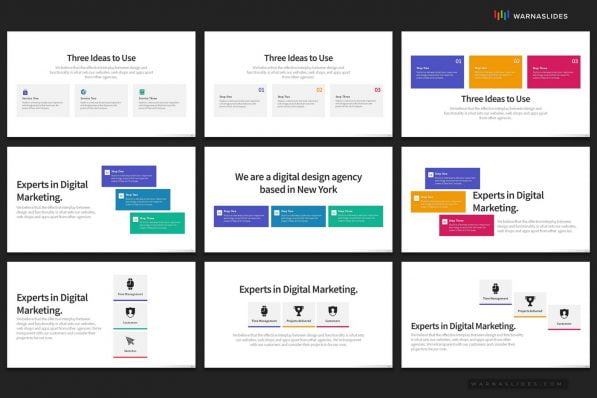 3 Bullet Points Powerpoint Template For Business Pitch Deck Professional Creative Powerpoint Icons 012