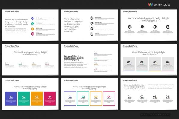 4 Bullet Points Powerpoint Template For Business Pitch Deck Professional Creative Powerpoint Icons 022