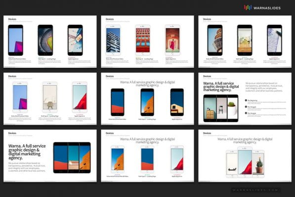 Devices Smartphone App Powerpoint Template For Business Pitch Deck Professional Creative Powerpoint Icons 006