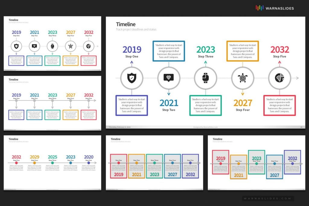 Project Timeline PowerPoint Template - PowerPoint Slide Master ...