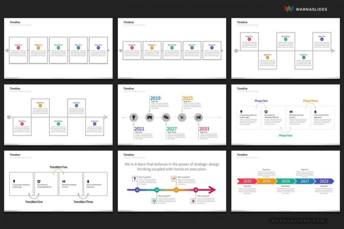 Project Timeline PowerPoint Template - PowerPoint Slide Master ...