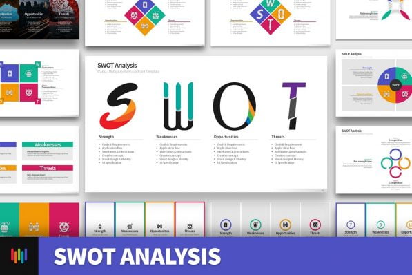 Swot Analysis Powerpoint Template For Business Pitch Deck Professional Creative Powerpoint Icons 001