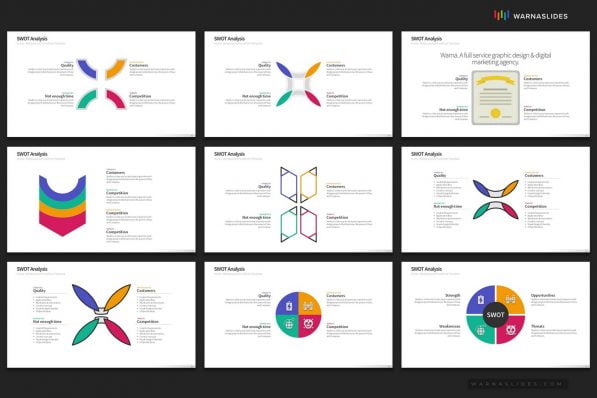 Swot Analysis Powerpoint Template For Business Pitch Deck Professional Creative Powerpoint Icons 009