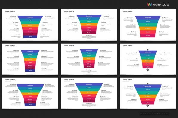 Funnel Reverse Funnel Diagram Powerpoint Template For Business Pitch Deck Professional Creative Powerpoint Icons 020