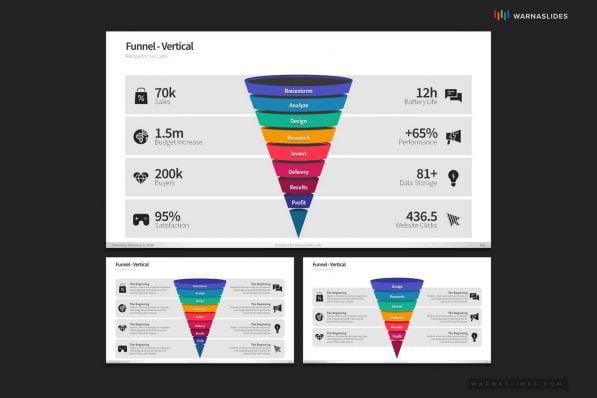Funnel Reverse Funnel Diagram Powerpoint Template For Business Pitch Deck Professional Creative Powerpoint Icons 027