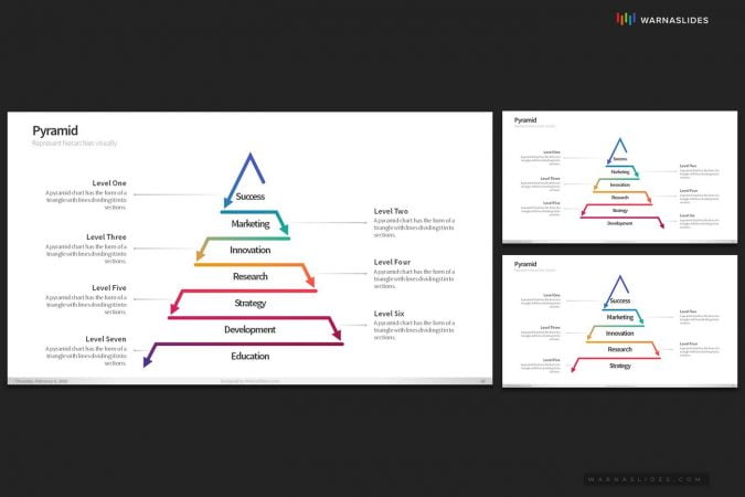 Pyramid Diagram PowerPoint Template - PowerPoint Slide Master Templates ...