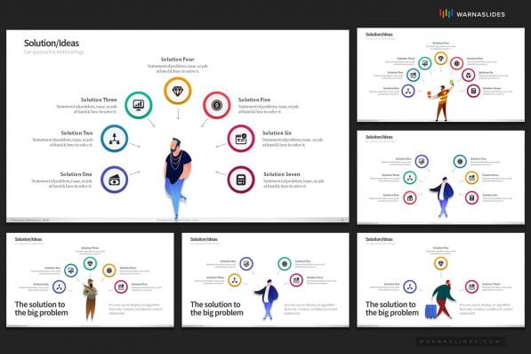 Solution Ideas Opportunity Powerpoint Template For Business Pitch Deck Professional Creative Powerpoint Icons 011