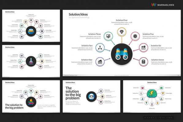 Solution Ideas Opportunity Powerpoint Template For Business Pitch Deck Professional Creative Powerpoint Icons 012