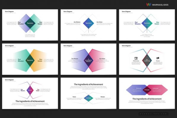 Venn Diagram Powerpoint Template For Business Pitch Deck Professional Creative Powerpoint Icons 008