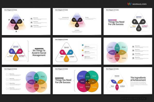Venn Diagram Powerpoint Template For Business Pitch Deck Professional Creative Powerpoint Icons 017