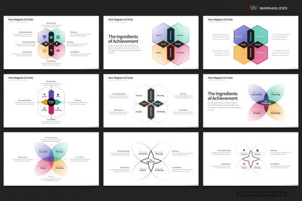 Venn Diagram Powerpoint Template For Business Pitch Deck Professional Creative Powerpoint Icons 021