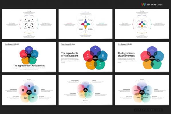 Venn Diagram Powerpoint Template For Business Pitch Deck Professional Creative Powerpoint Icons 022
