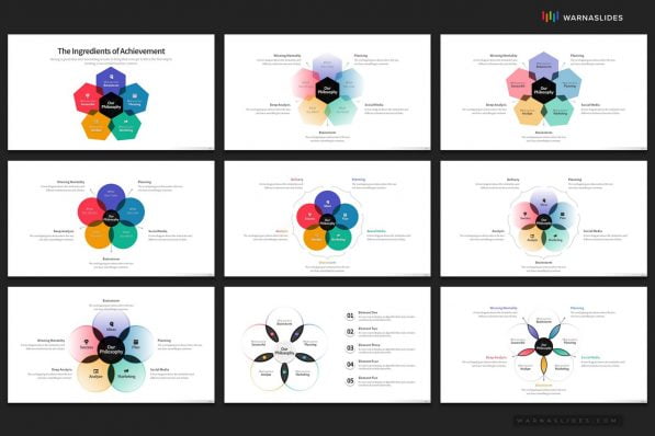 Venn Diagram Powerpoint Template For Business Pitch Deck Professional Creative Powerpoint Icons 023