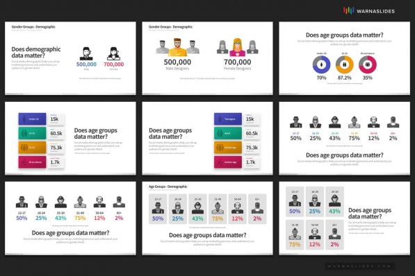Demographic Data Maps Powerpoint Template For Business Pitch Deck Professional Creative Powerpoint Icons 007