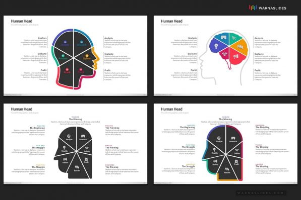 Human Head Ideas Brainstorm Powerpoint Template For Business Pitch Deck Professional Creative Powerpoint Icons 010