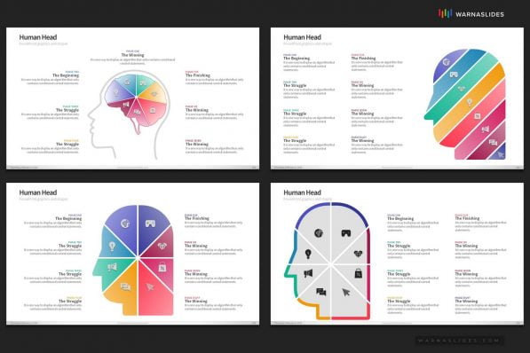 Human Head Ideas Brainstorm Powerpoint Template For Business Pitch Deck Professional Creative Powerpoint Icons 020