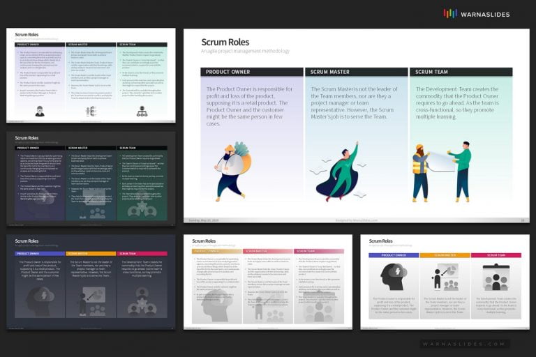 Scrum Process PowerPoint Template - PowerPoint Slide Master Templates ...