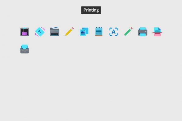 fluent icons powerpoint templates 048 warnaslides.com