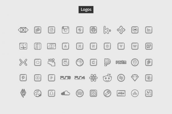 hand drawn icons powerpoint templates 047 warnaslides.com