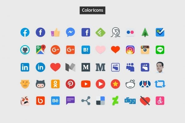 social media icons powerpoint templates 003 warnaslides.com