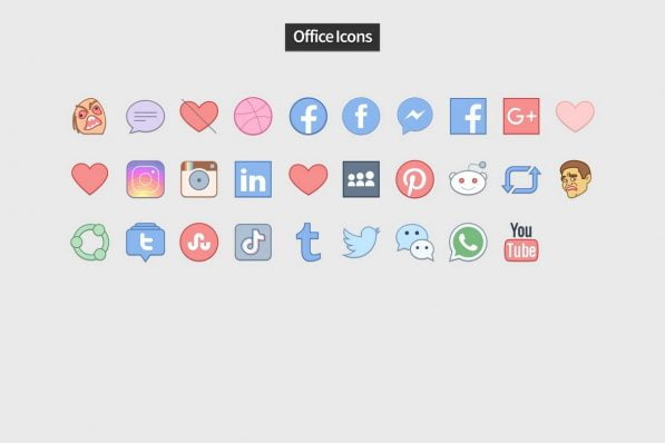 social media icons powerpoint templates 019 warnaslides.com