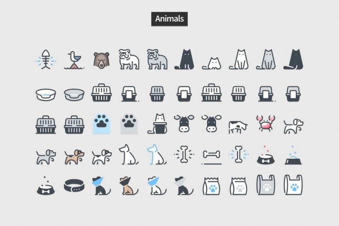 Pastel Icons - PowerPoint Slide Master Templates & Infographics