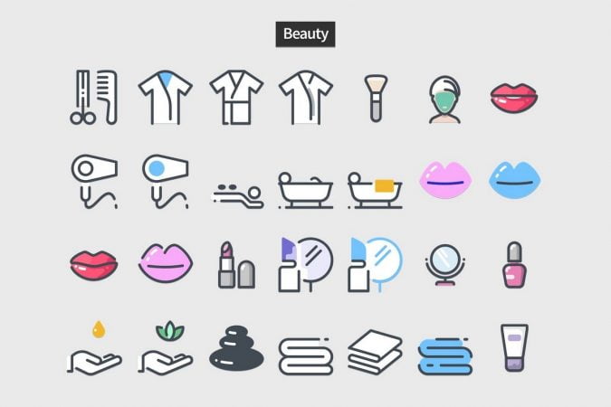 Pastel Icons - PowerPoint Slide Master Templates & Infographics