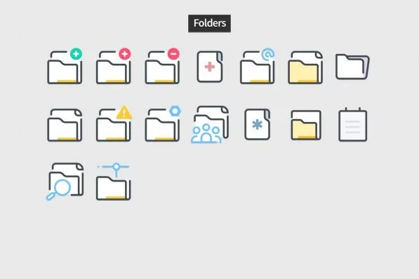 Pastel Icons - PowerPoint Slide Master Templates & Infographics