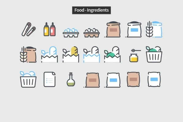 Pastel Icons - PowerPoint Slide Master Templates & Infographics