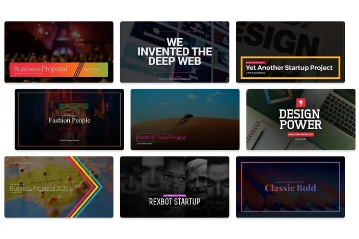 warnaslides powerpoint themes